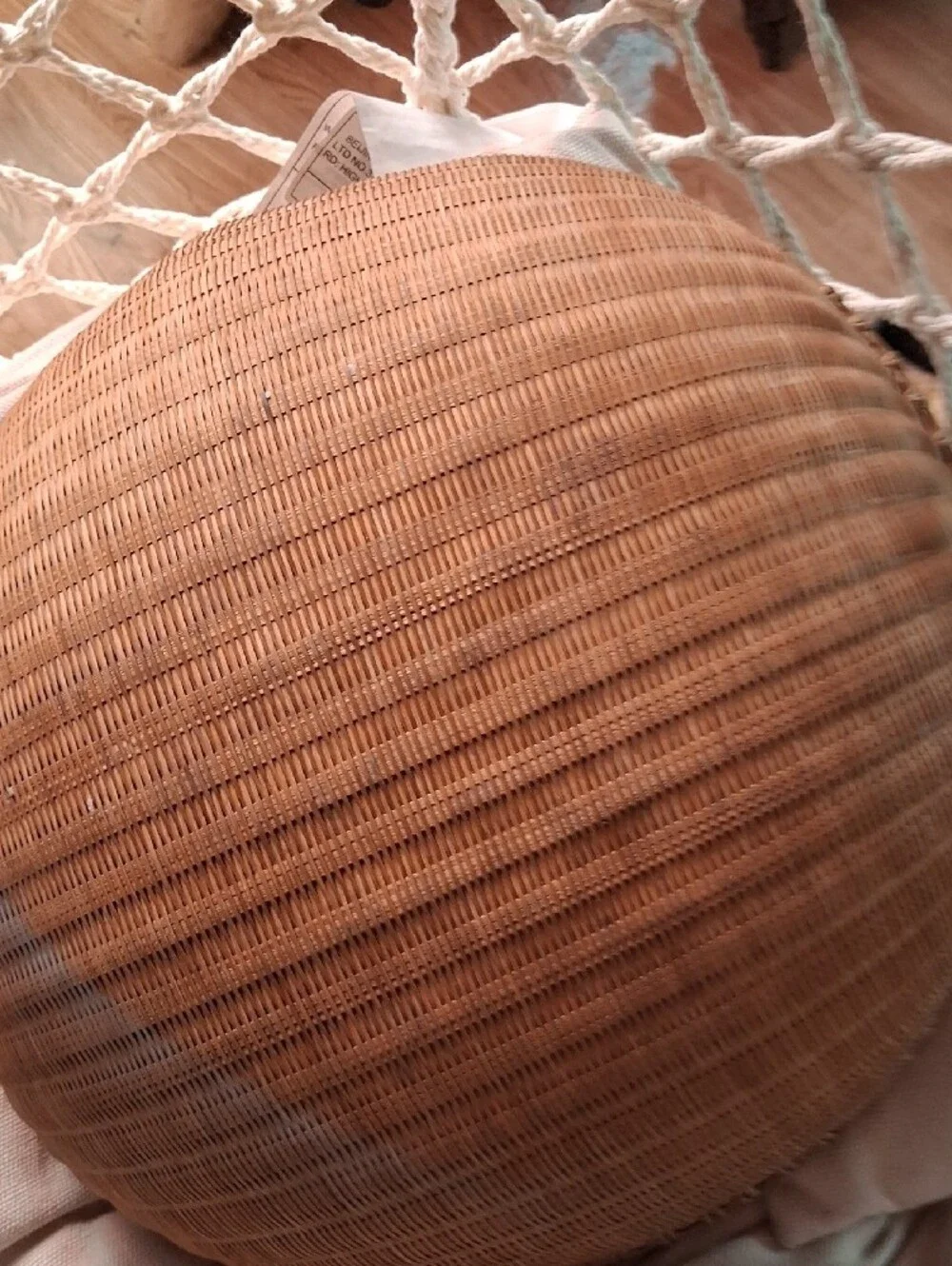 Source Unknown Natural Brown Woven Wicker Basket 1'4